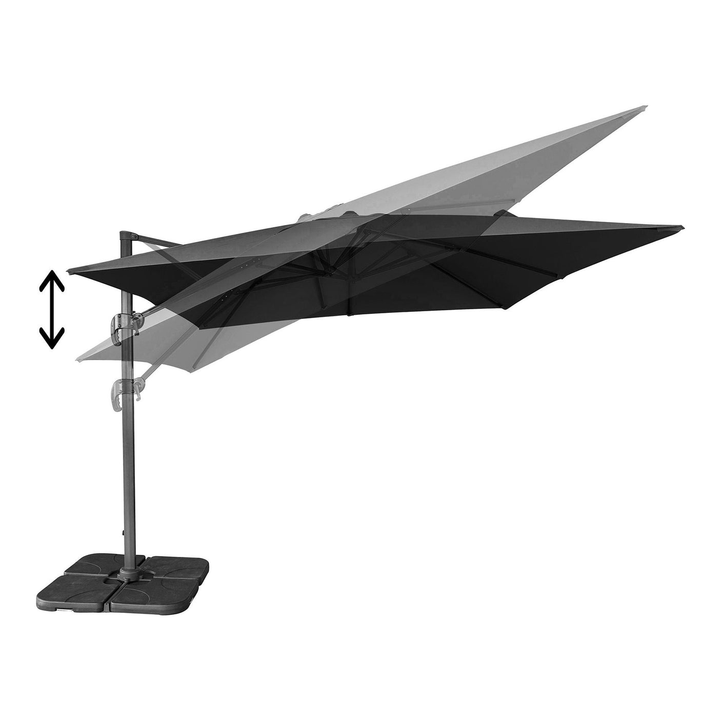 Baza hengende parasoll House Nordic Parasol