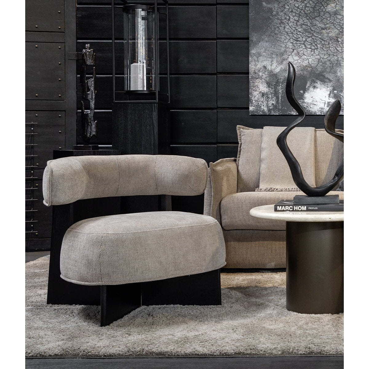 PORTO Artwood Lenestol