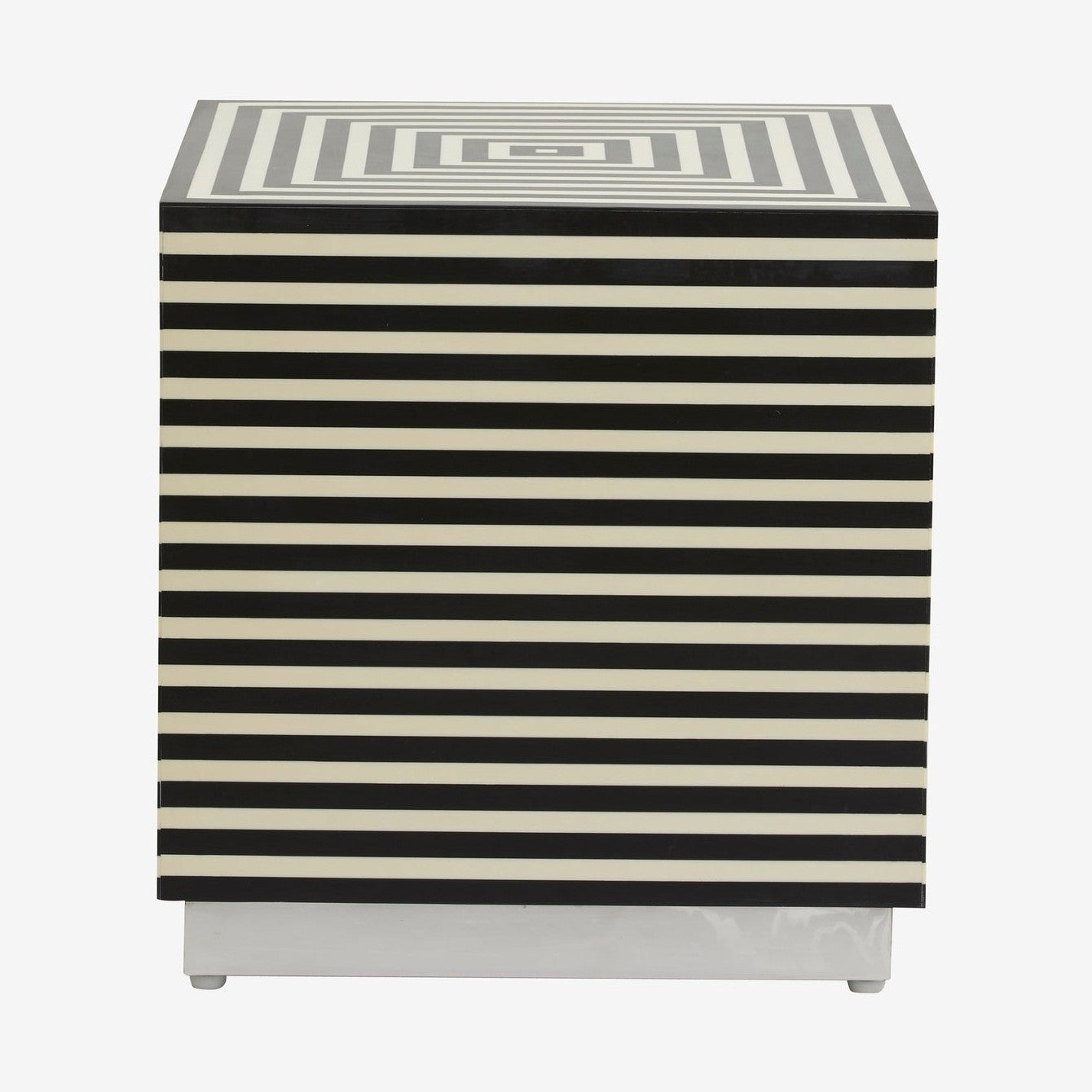 TAURA-bord - svart/råhvitt Nordal TABLES