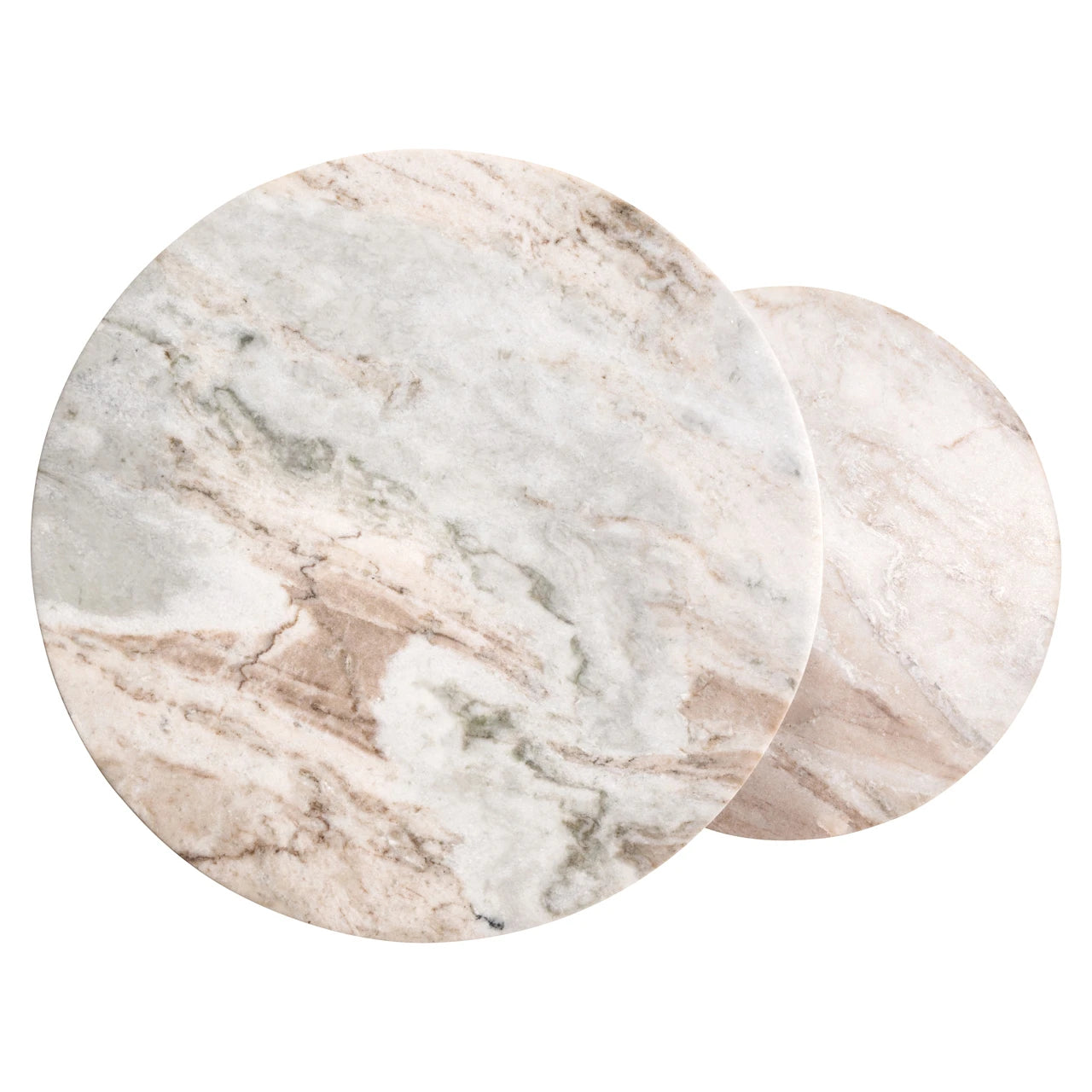Endebord Bottega Blush beige sett med 2 Richmond Interiors Sidebord