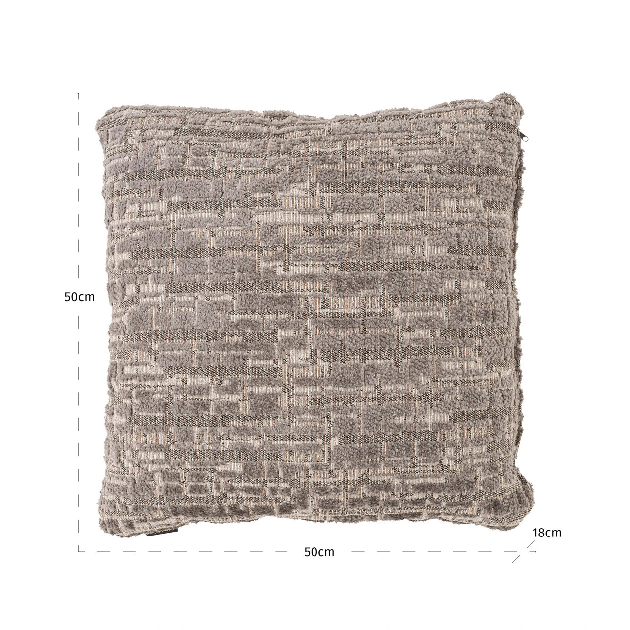 Pute Olin greige 50x50 Richmond Interiors Pute