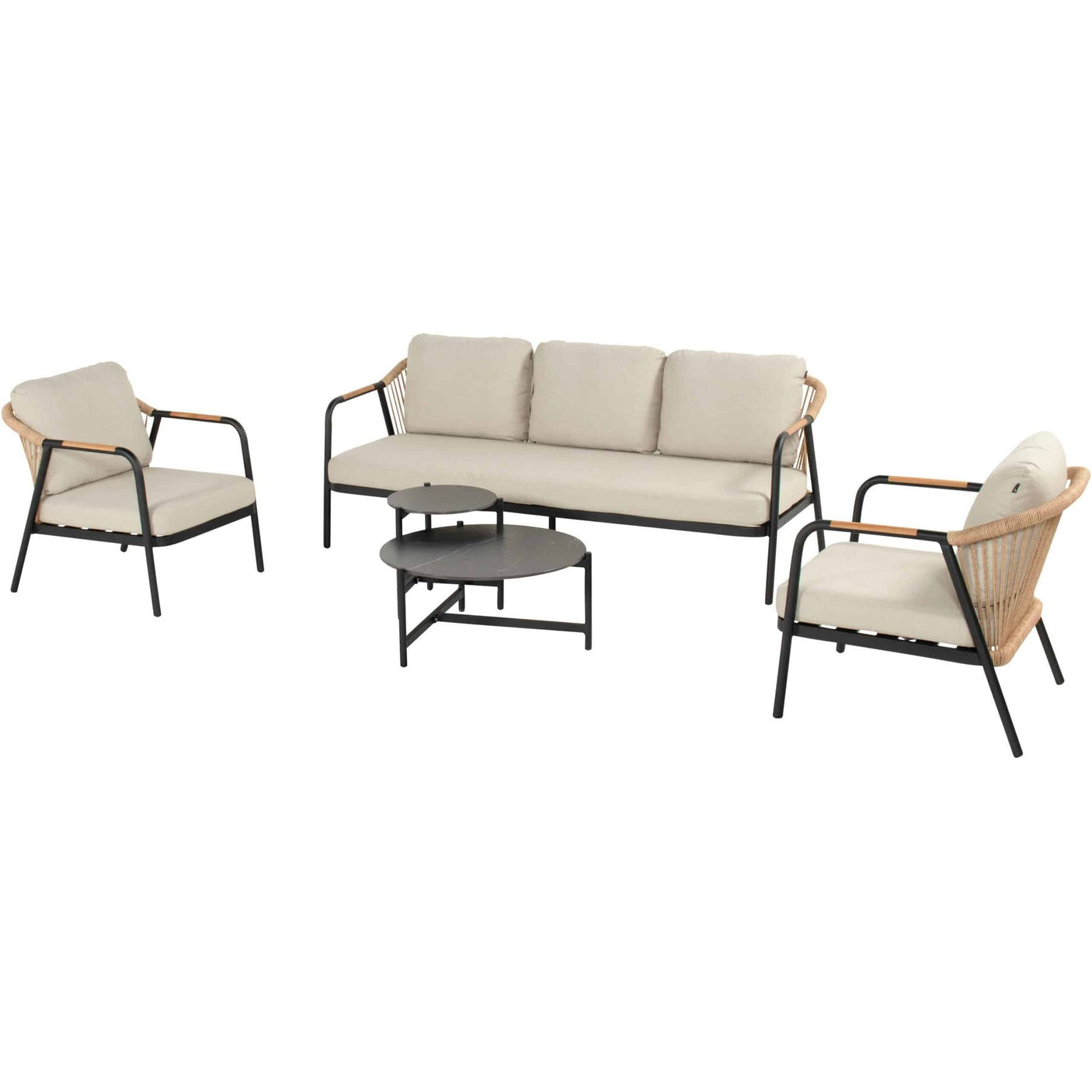 Nice 3+1+1 m/bord Hartman Loungegruppe