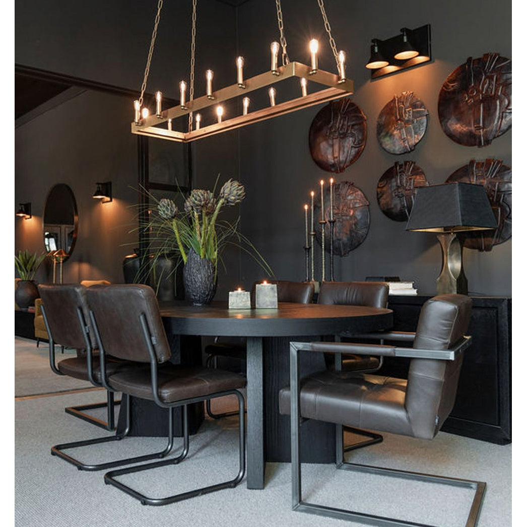 CROWN Old brass Artwood Taklampe