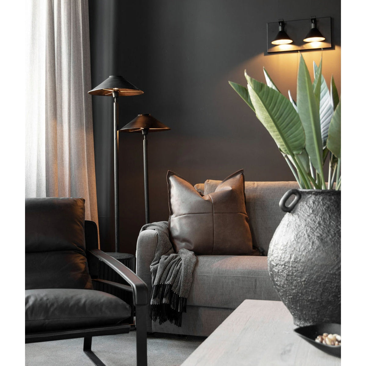 TWIN Gulvlampe Artwood Gulvlampe