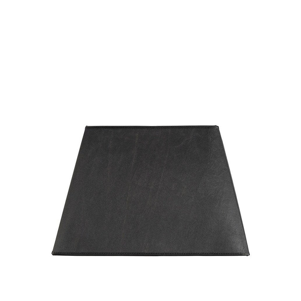 SHADE SQUARE BLACK LEATHER Artwood Lampeskjerm