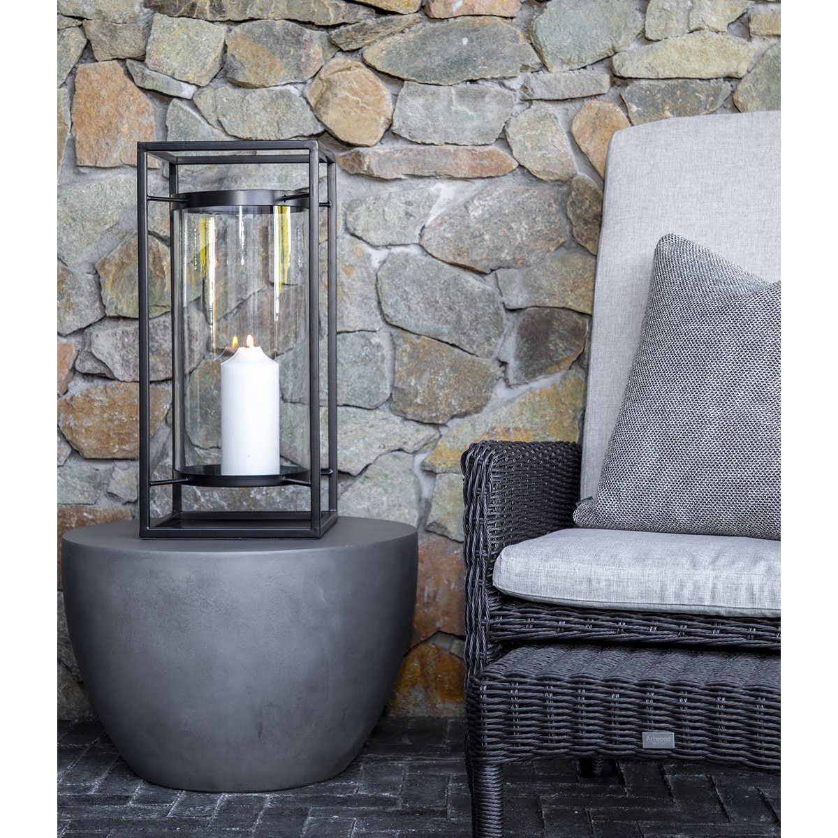 SONOMA Matt black Artwood Pynteartikler