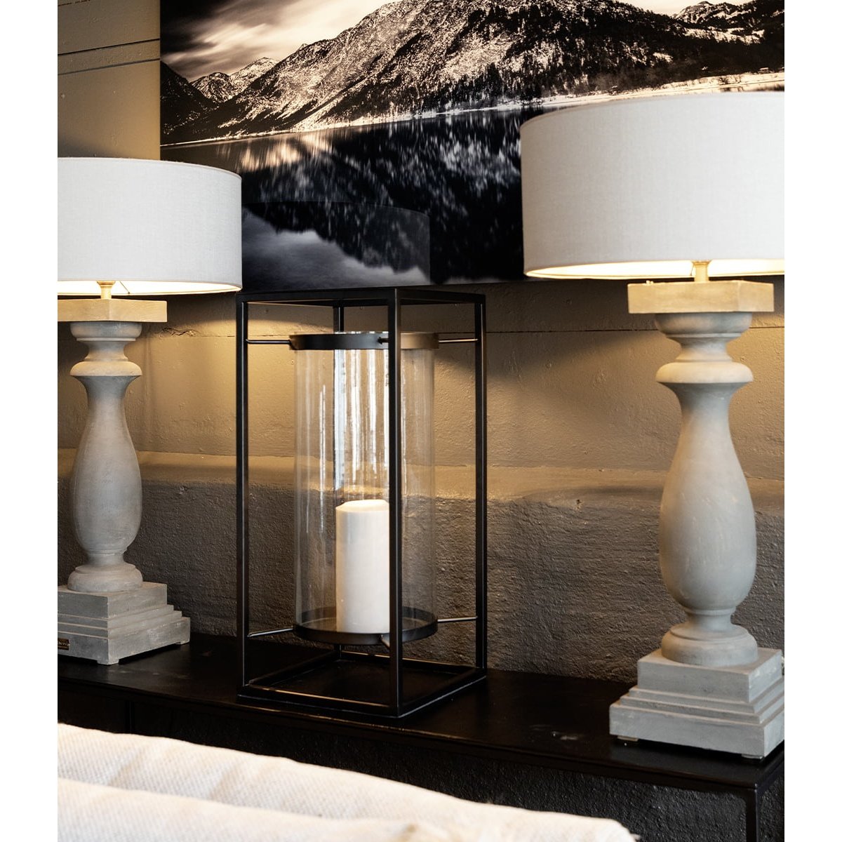 SONOMA Matt black Artwood Pynteartikler