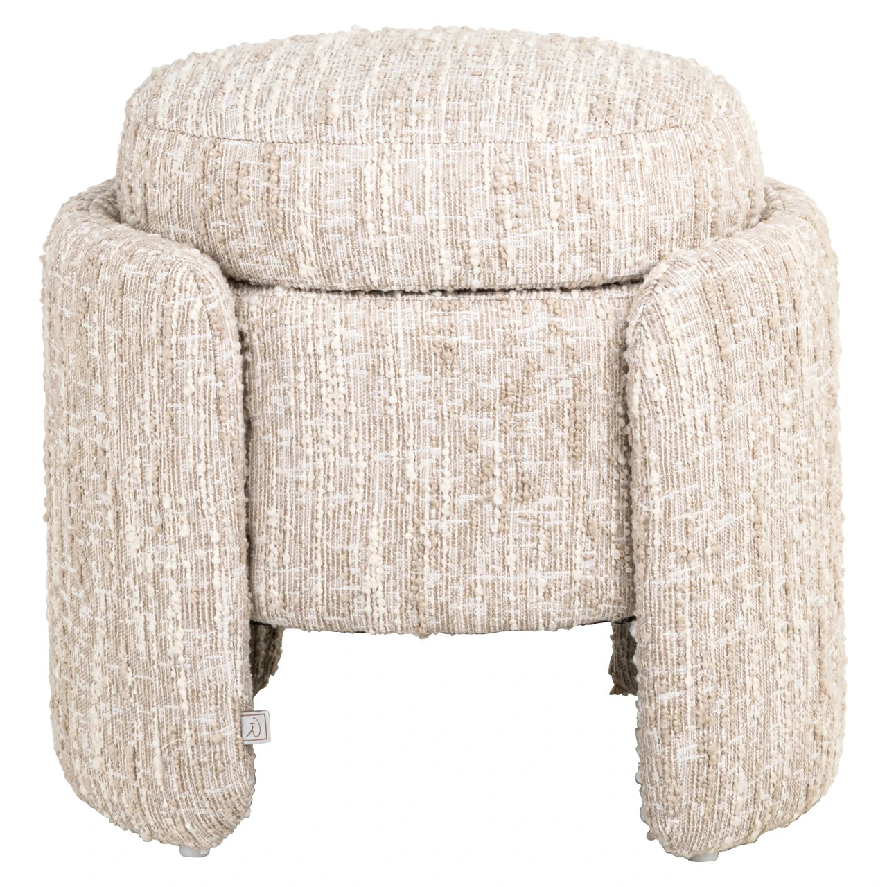 Pouffe & fotstøtte Cupid beige angora med oppbevaring Richmond Interiors Pall