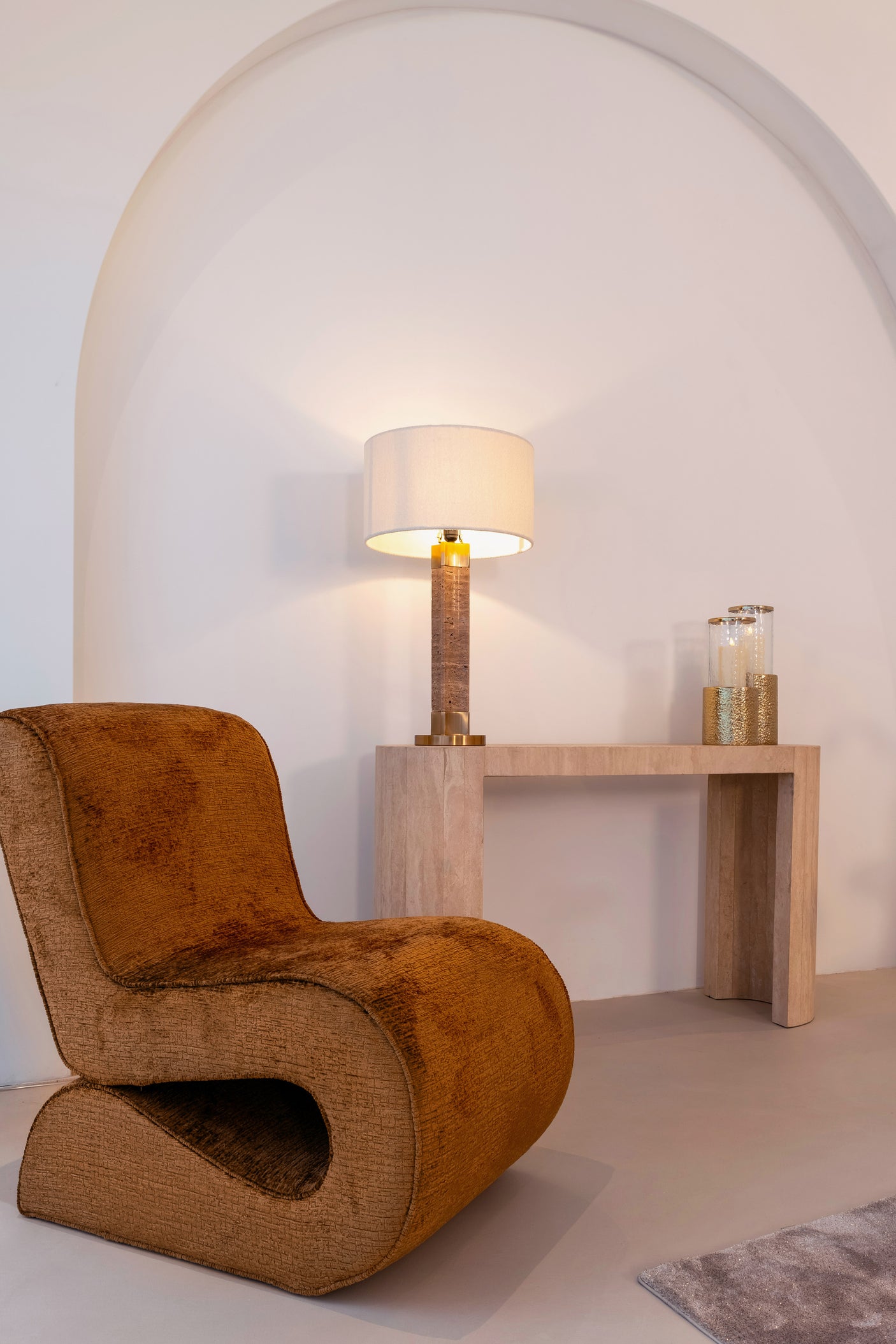 Lounge chair Frankie cognac fusion Richmond Interiors Lenestol