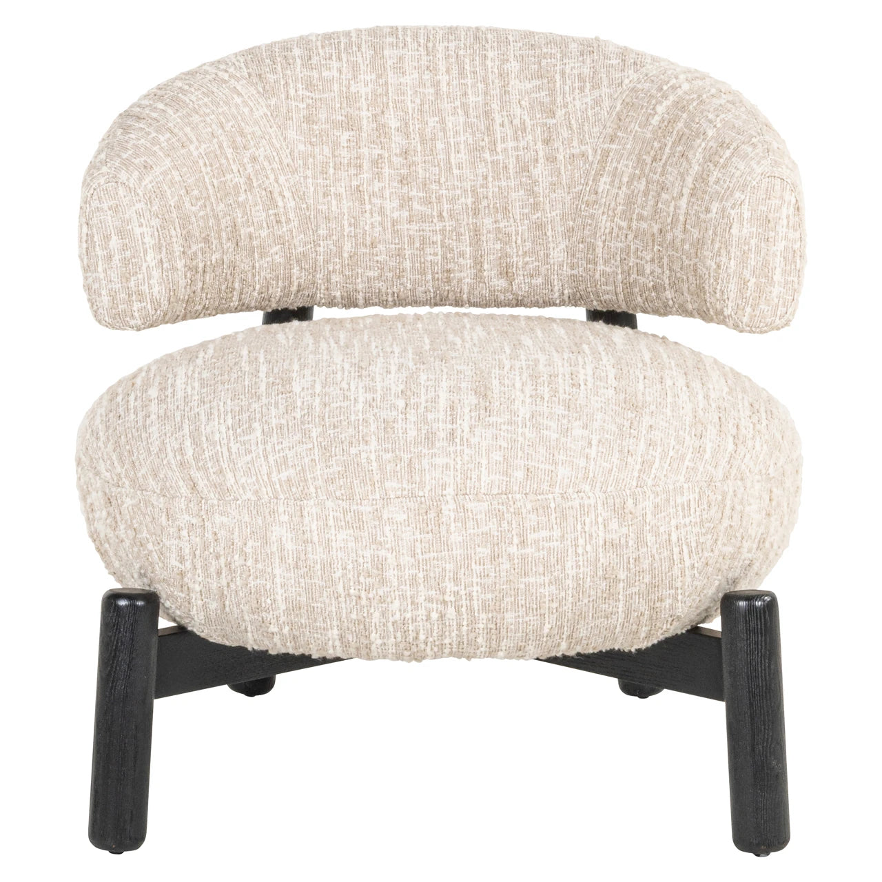Lounge chair Ornella beige angora Richmond Interiors Lenestol
