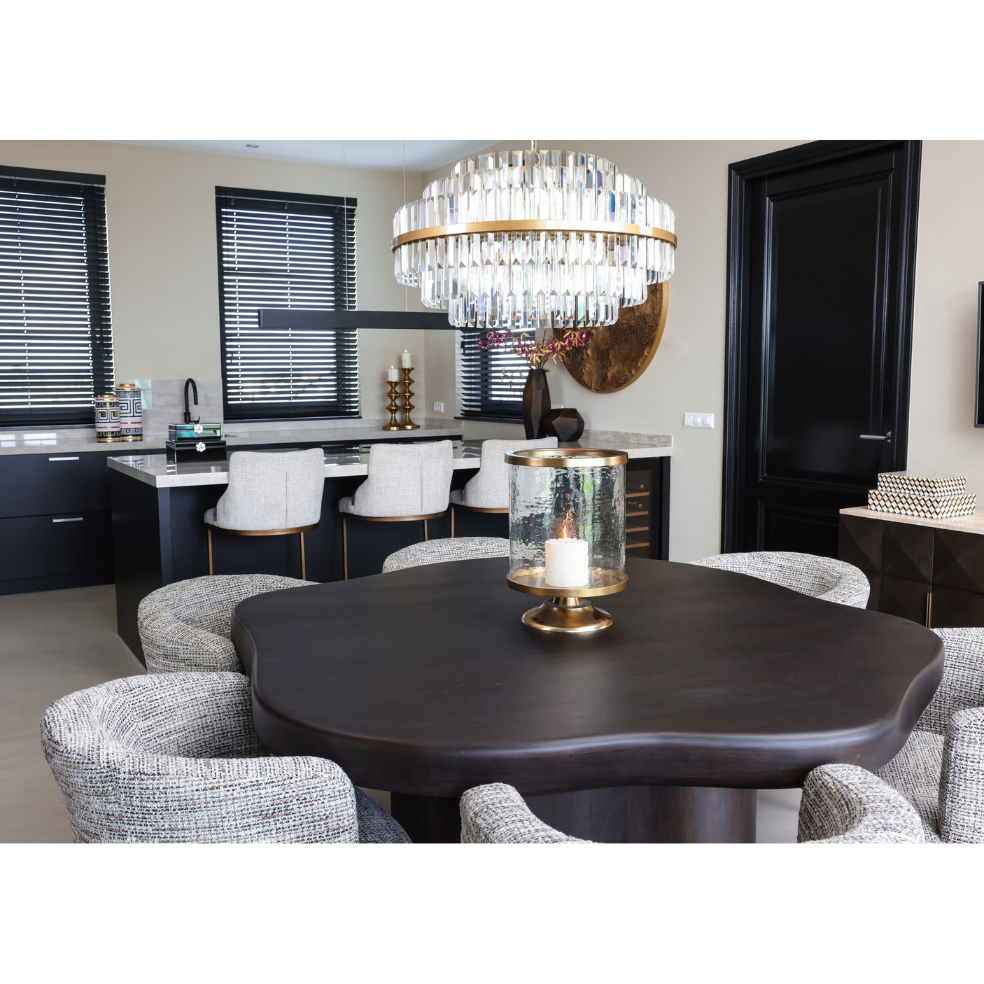 Orkanlys Jaysin gull Richmond Interiors Lanterne og lysglass