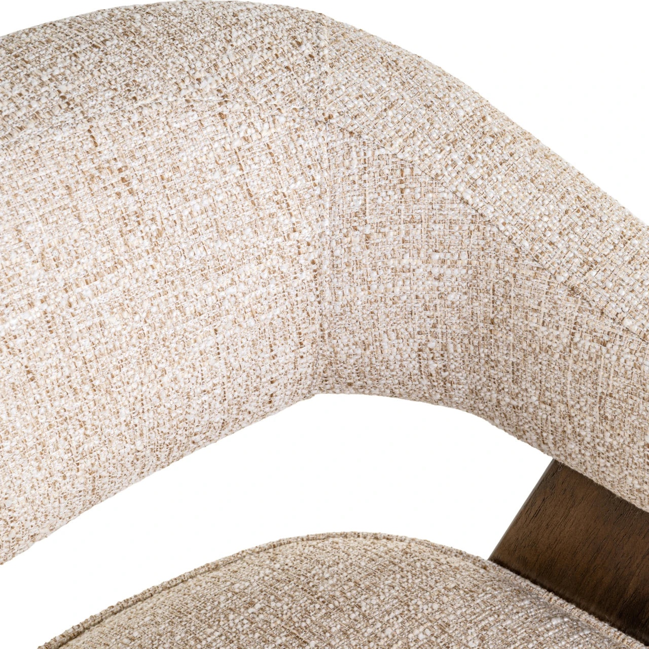 Spisestol Mori kremfarget tweed brannhemmende Richmond Interiors Spisestol