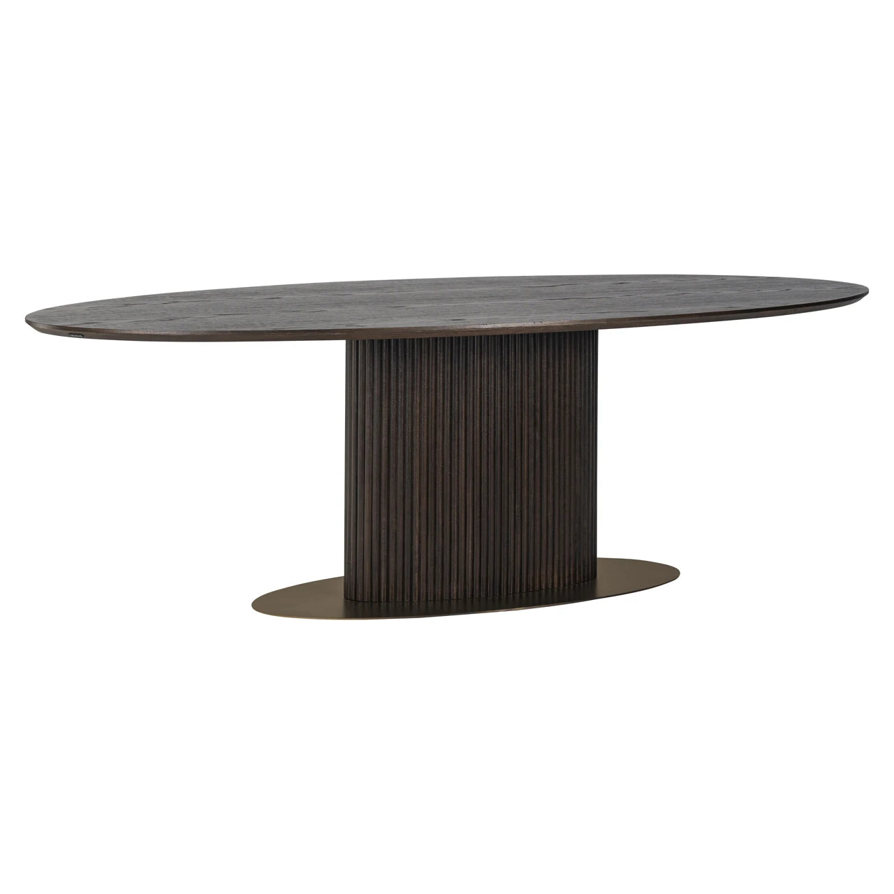 Spisebord Luxor brunt ovalt 235 Richmond Interiors Spisebord