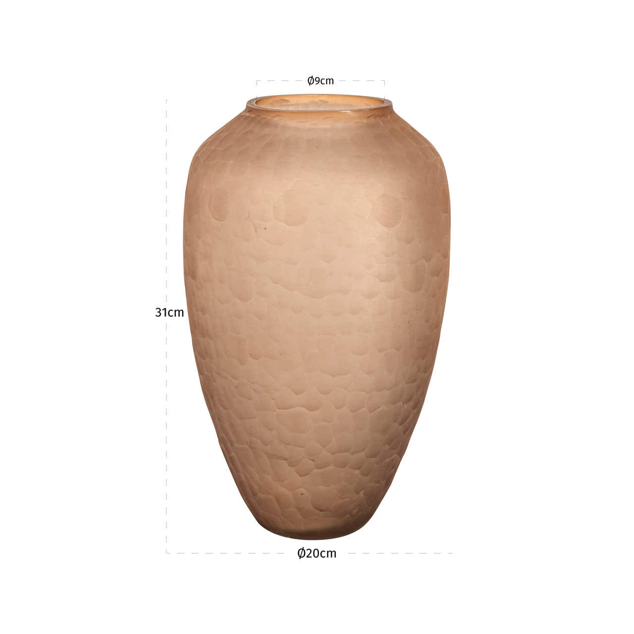 Vase Vera brun Richmond Interiors Vase