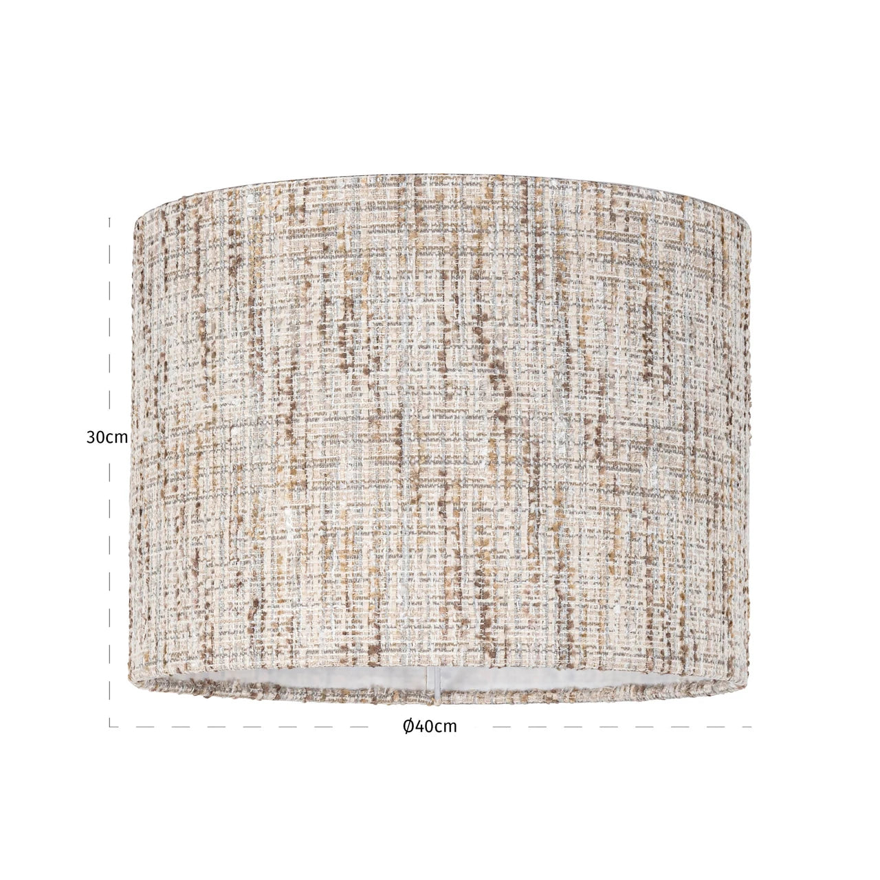Lampeskjerm Filou krem coco 40Ø Richmond Interiors Lampeskjerm