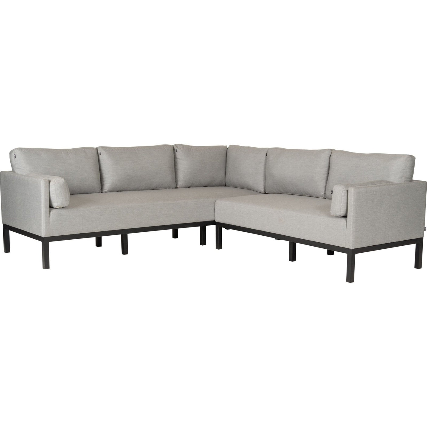 Evie spisevinkel sofa - Sunbrella lead chiné Hartman Sofa