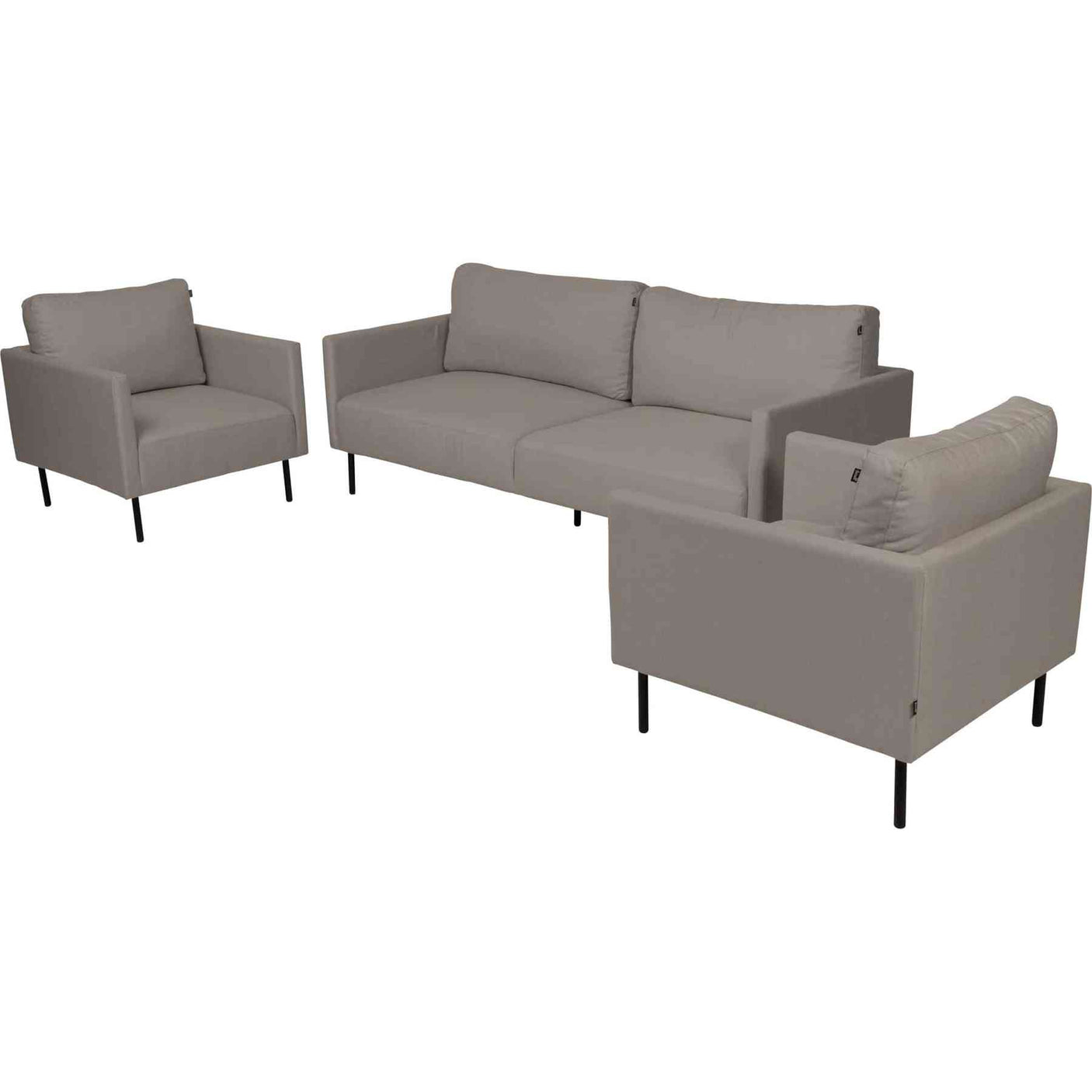 Evita 2,5 seter - sort/kalk Hartman Sofa