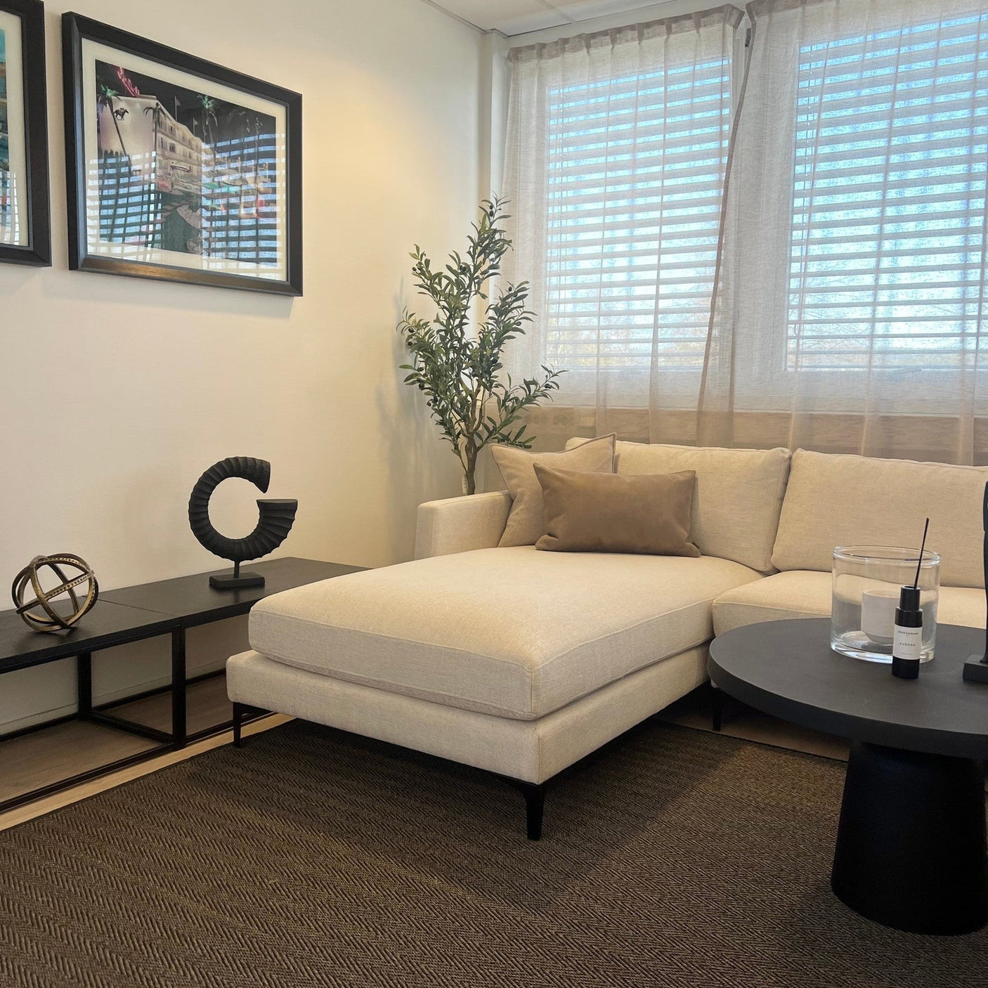 Sofa Montana 3-seter med sjeselong Homefactory Sofa