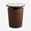 KWANDO sidebord med travertinplate - natur Nordal TABLES