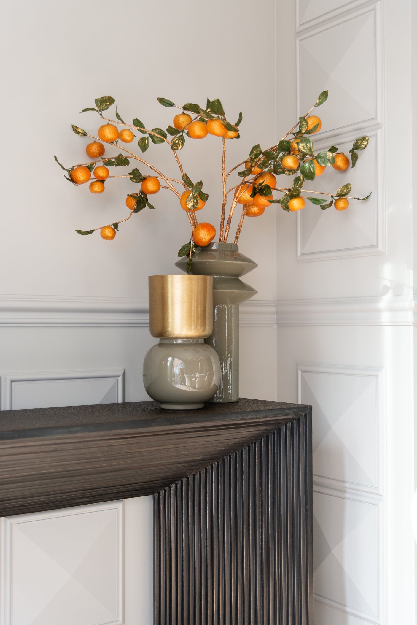 Vase Flora oliven Richmond Interiors Vase