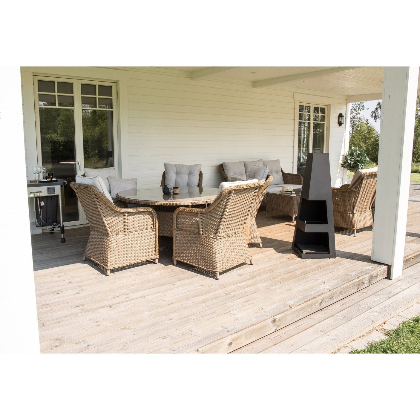 Bastian ildsted middels Venture Design Utekjøkken