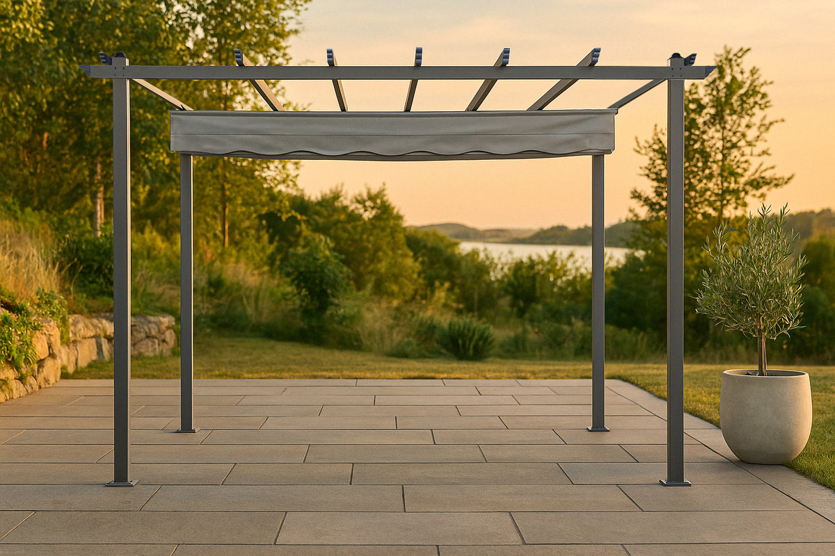 Lazio Pergola aluminimum Venture Design Parasoll