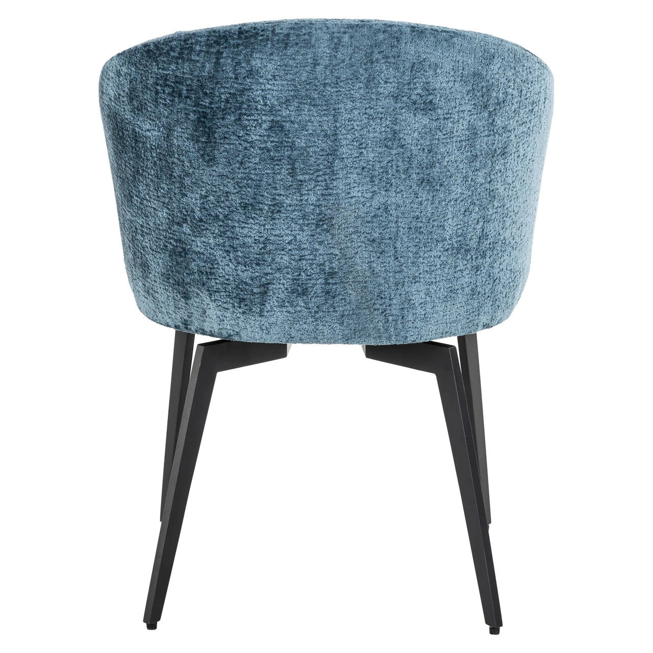 Spisestol Amphara blå chenille flammehemmende Richmond Interiors Spisestol