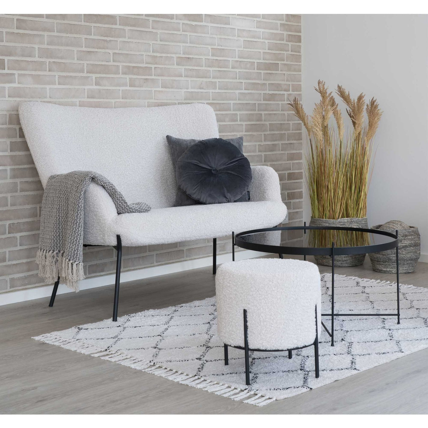 Sorghumgress House Nordic Kunstig plante