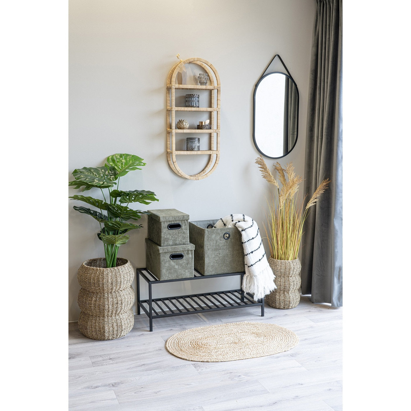 Sorghumgress House Nordic Kunstig plante