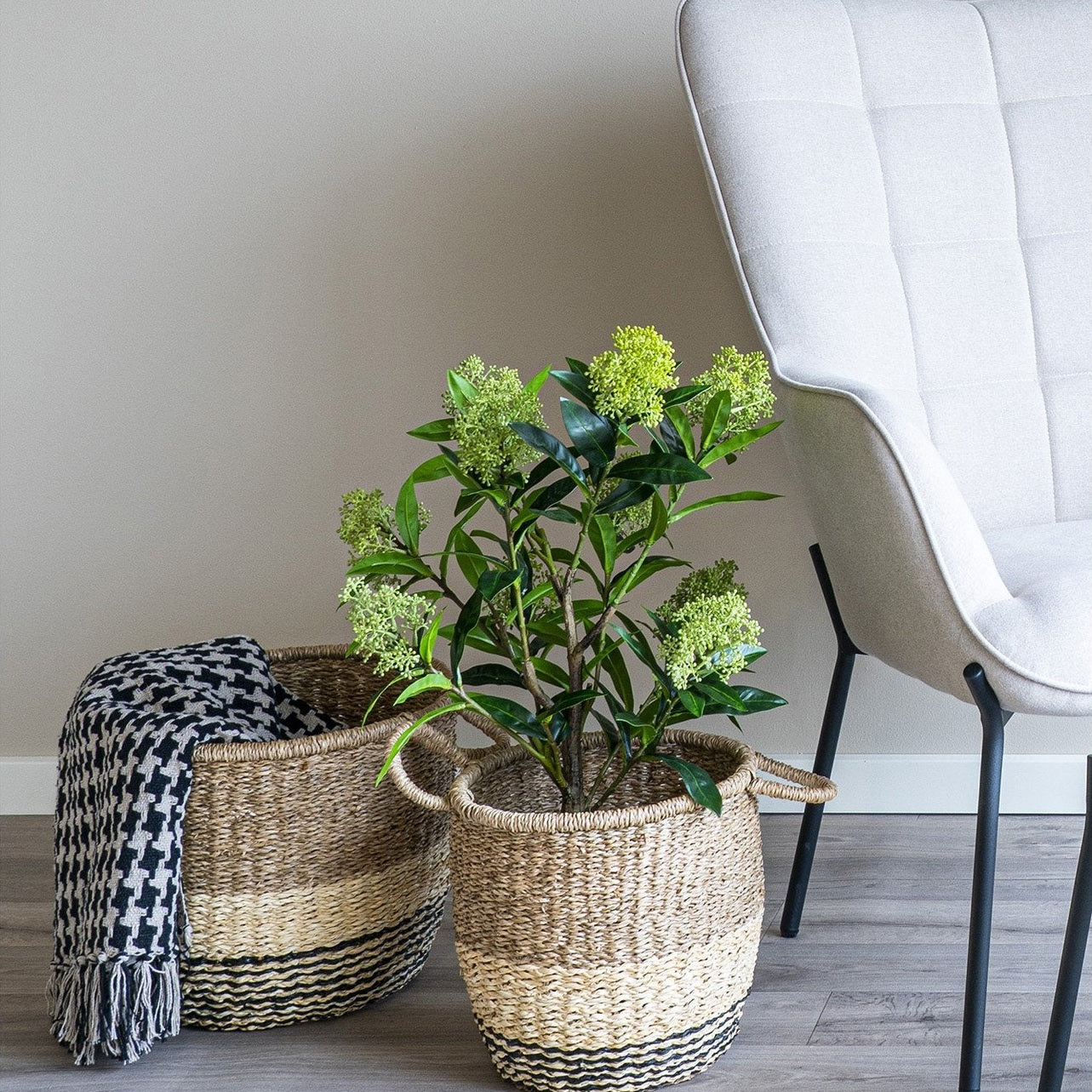 Skimmia Tre House Nordic Kunstig plante