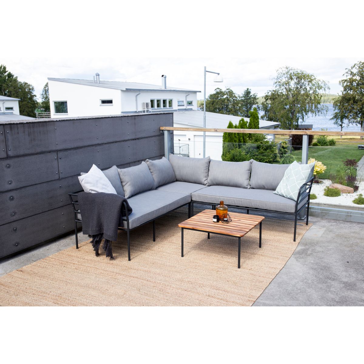 Penh Corner Sofa Set Venture Design Loungegruppe