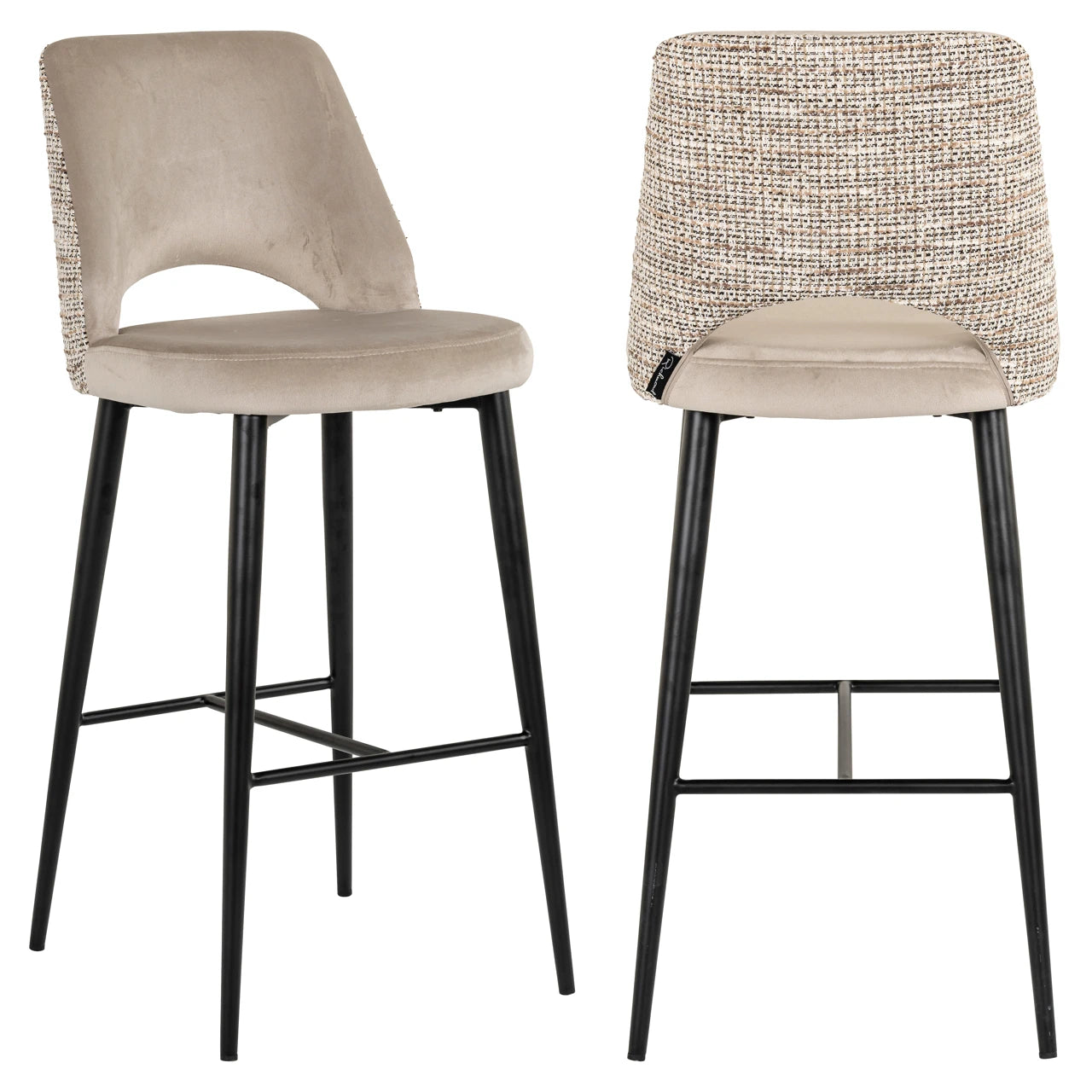 Barstol Tabitha trendy natur flammehemmende Richmond Interiors Barstol
