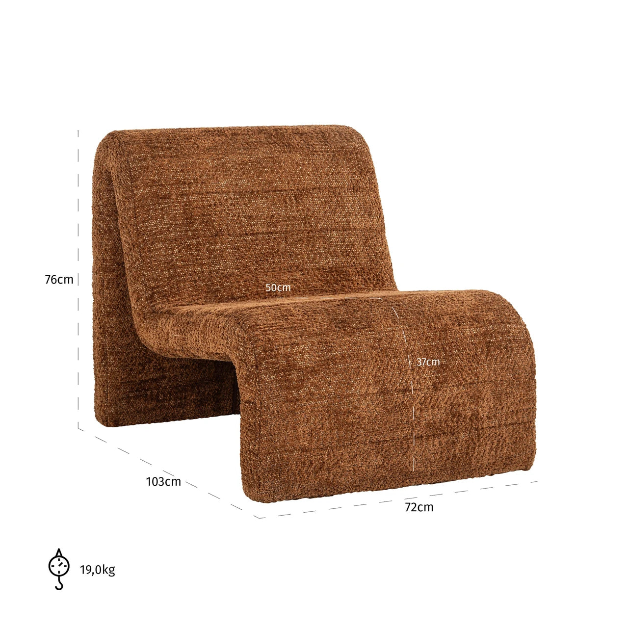 Lenestol Kelly nydelig kanel Richmond Interiors Lenestol
