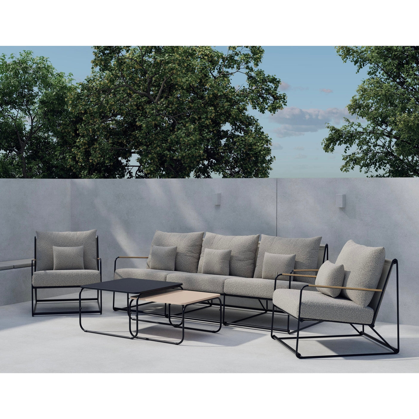 Palazzo Loungebord Set Venture Design Lounge-sett