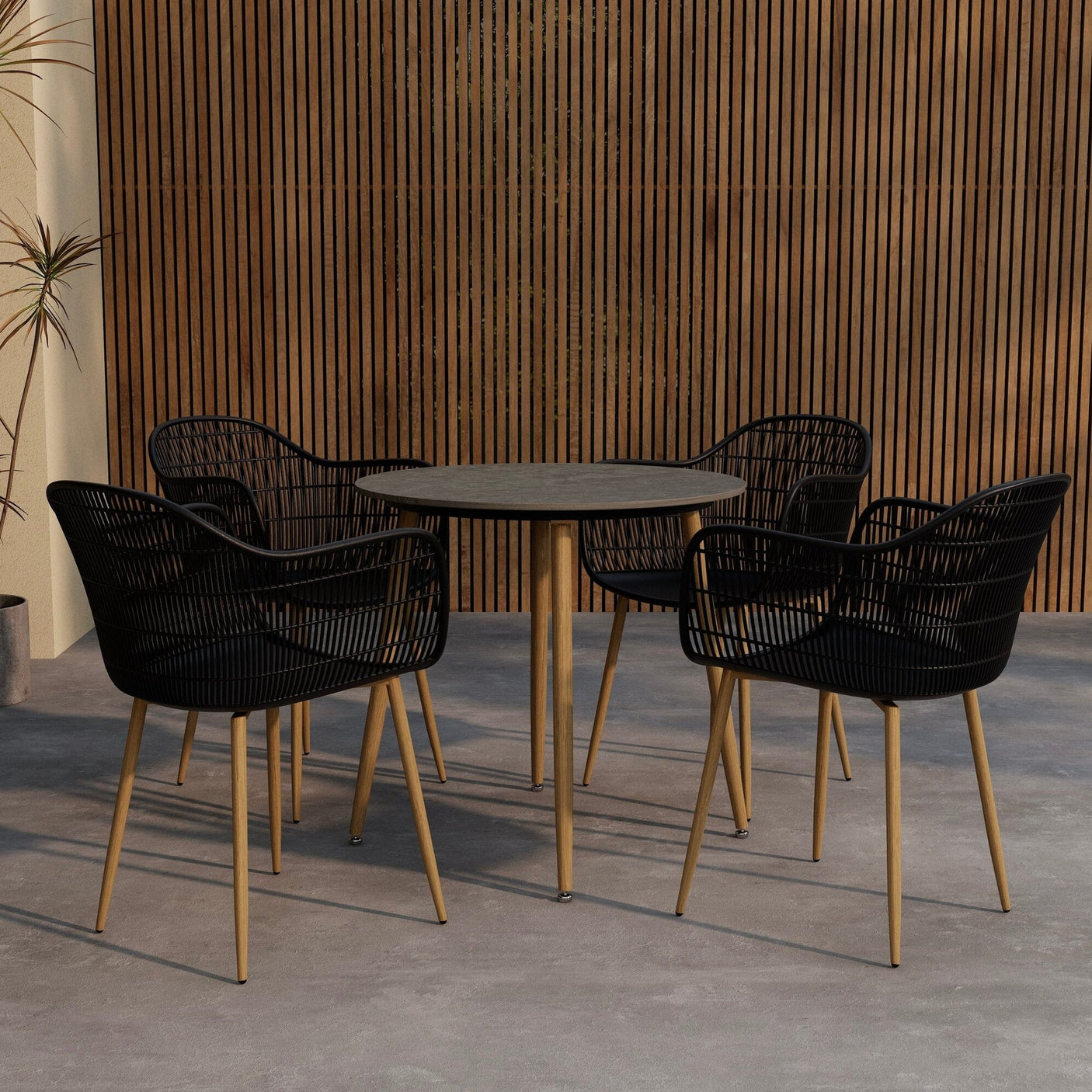 Anafi Spisebord Sett Venture Design Spisebordsett