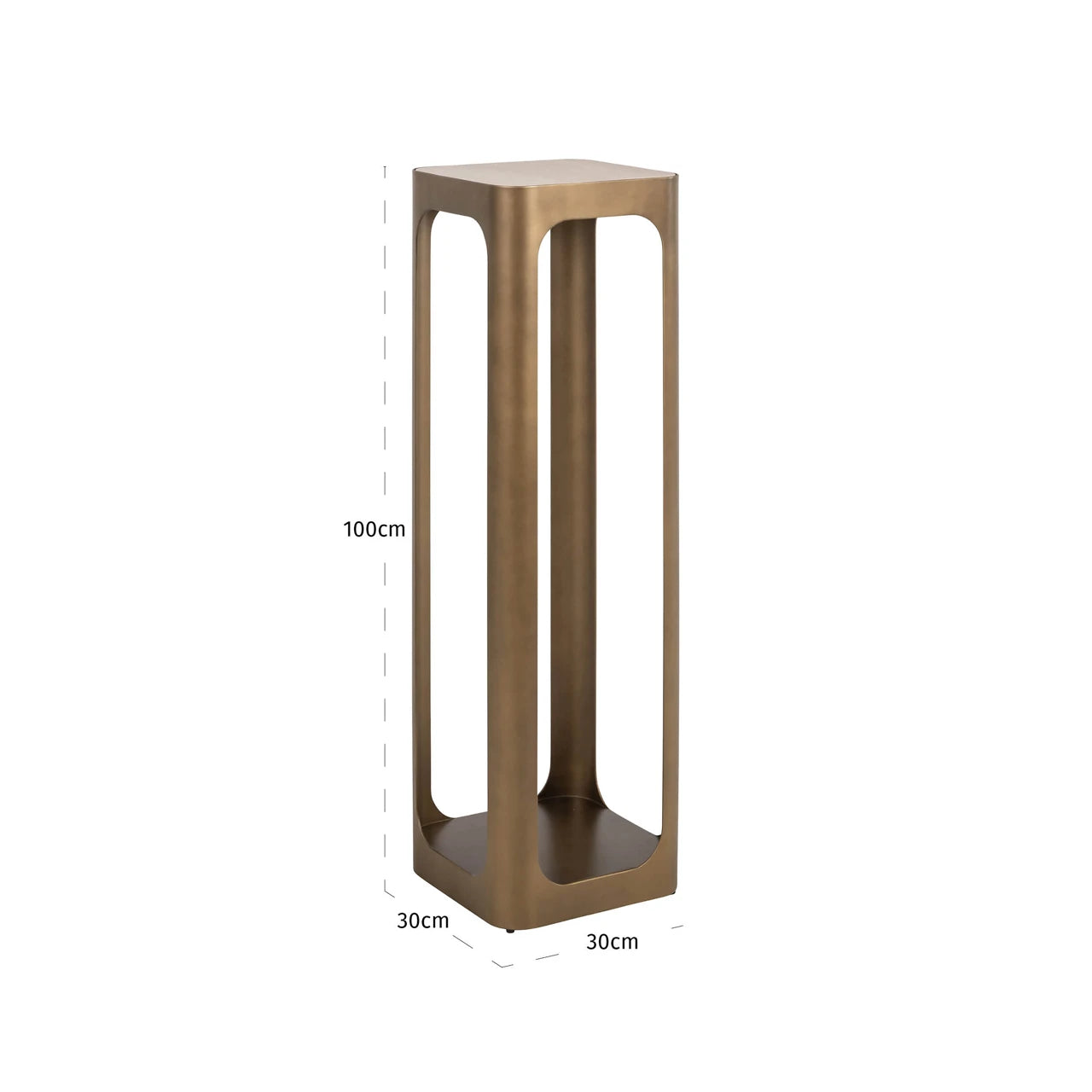 Kolonne Claridge gull antikk Richmond Interiors Skap