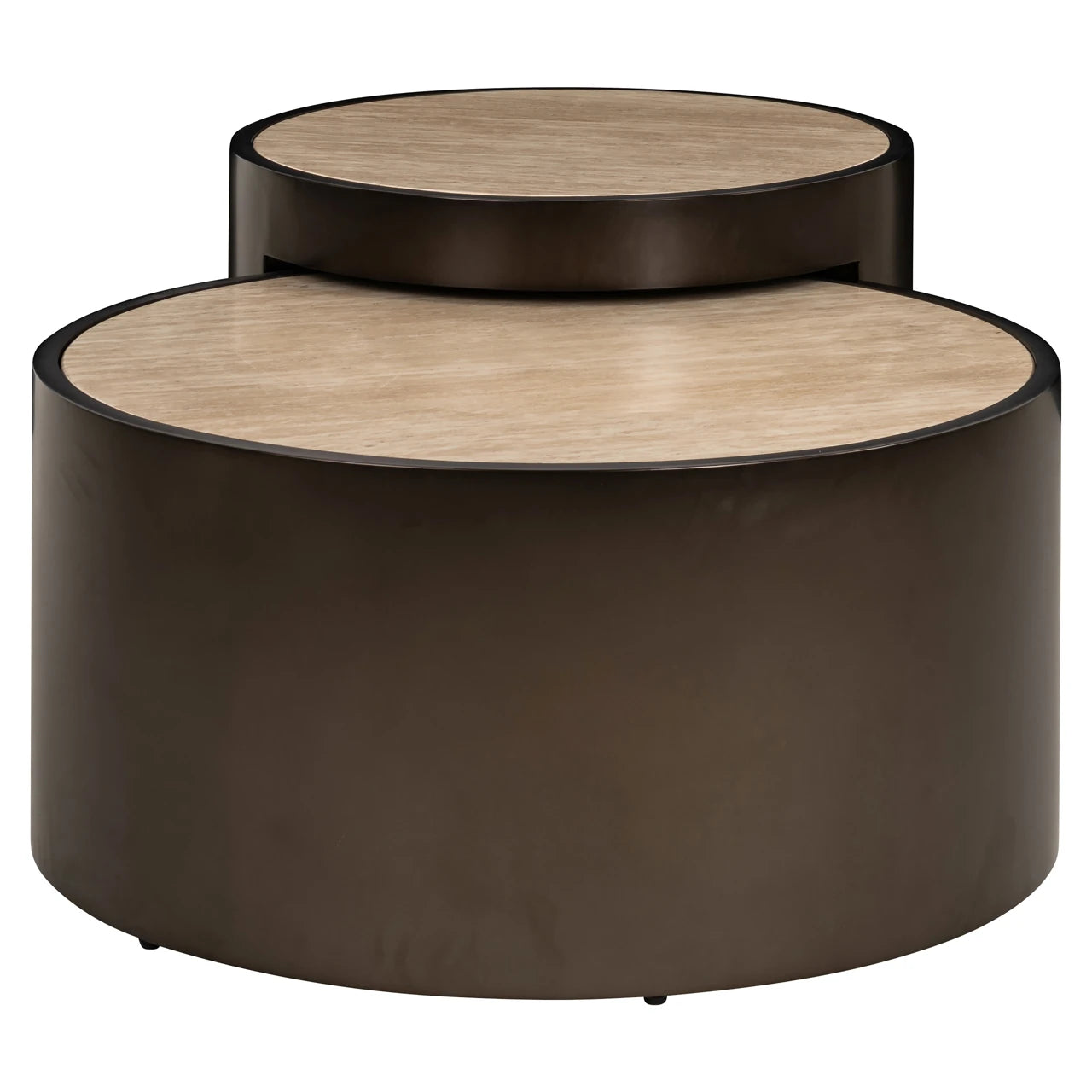 Salongbord Ronson beige sett med 2 Richmond Interiors Sofabord
