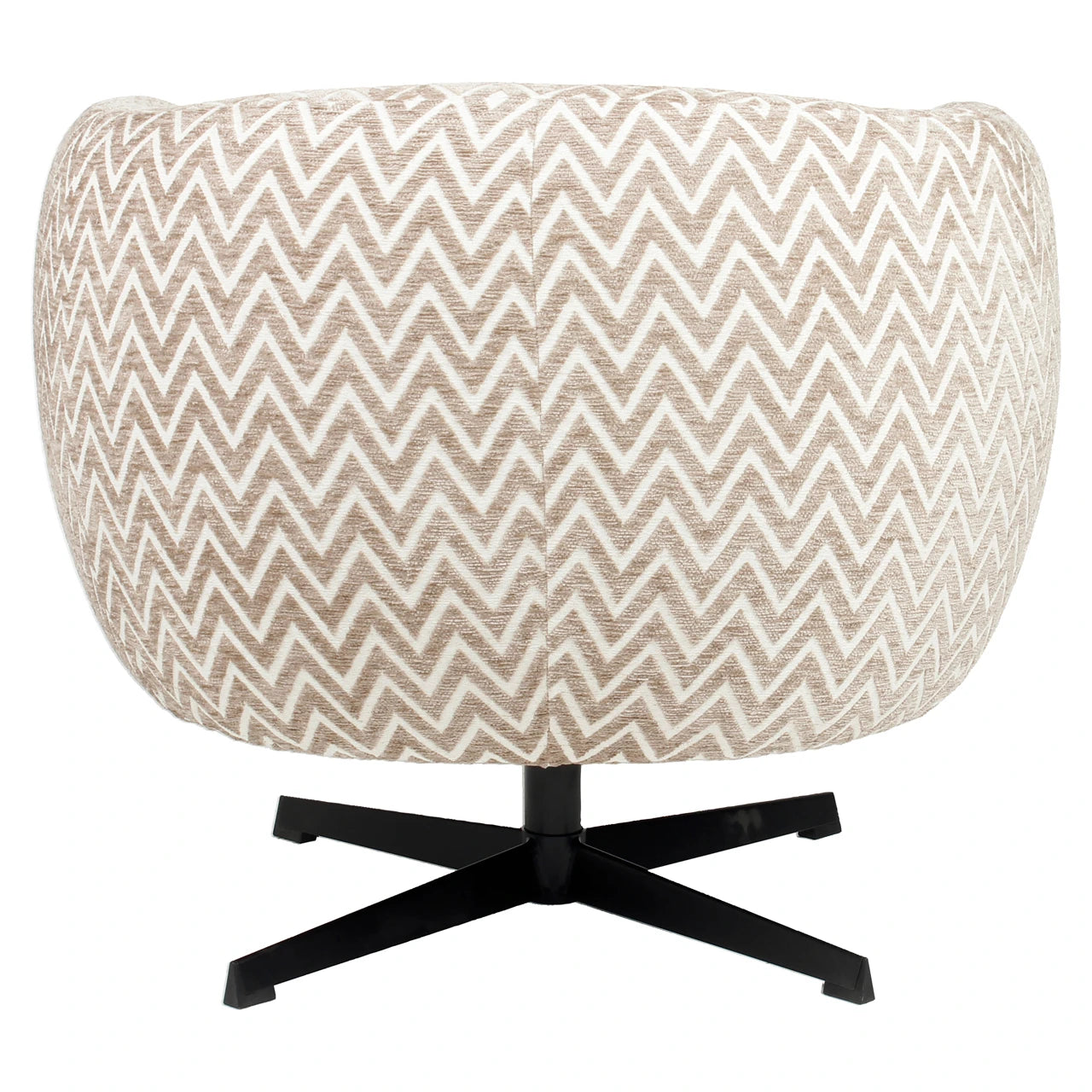 Lounge chair Estelle sand chevron swivel Richmond Interiors Lenestol