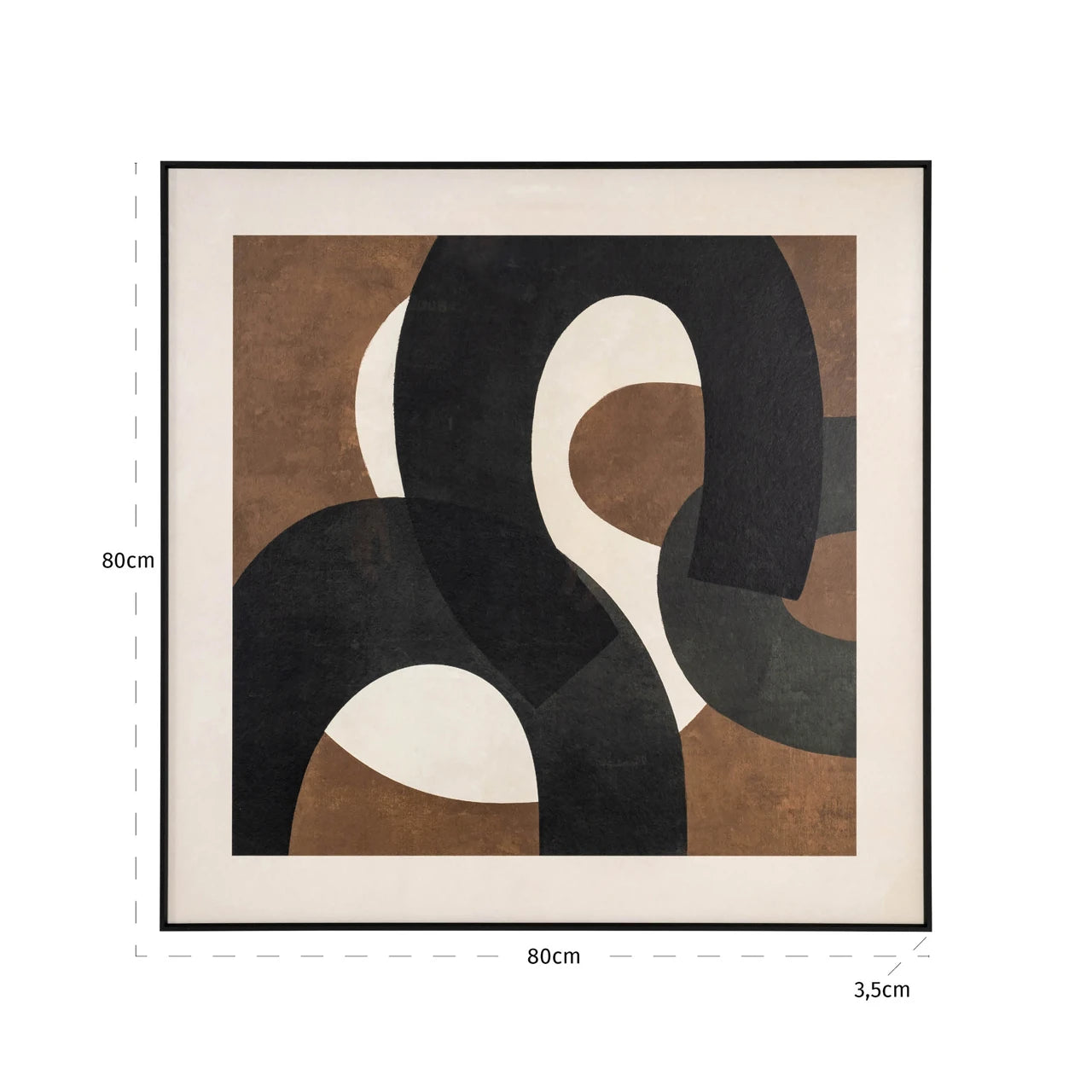 Veggkunst Euphoria brun venstre Richmond Interiors Bilde