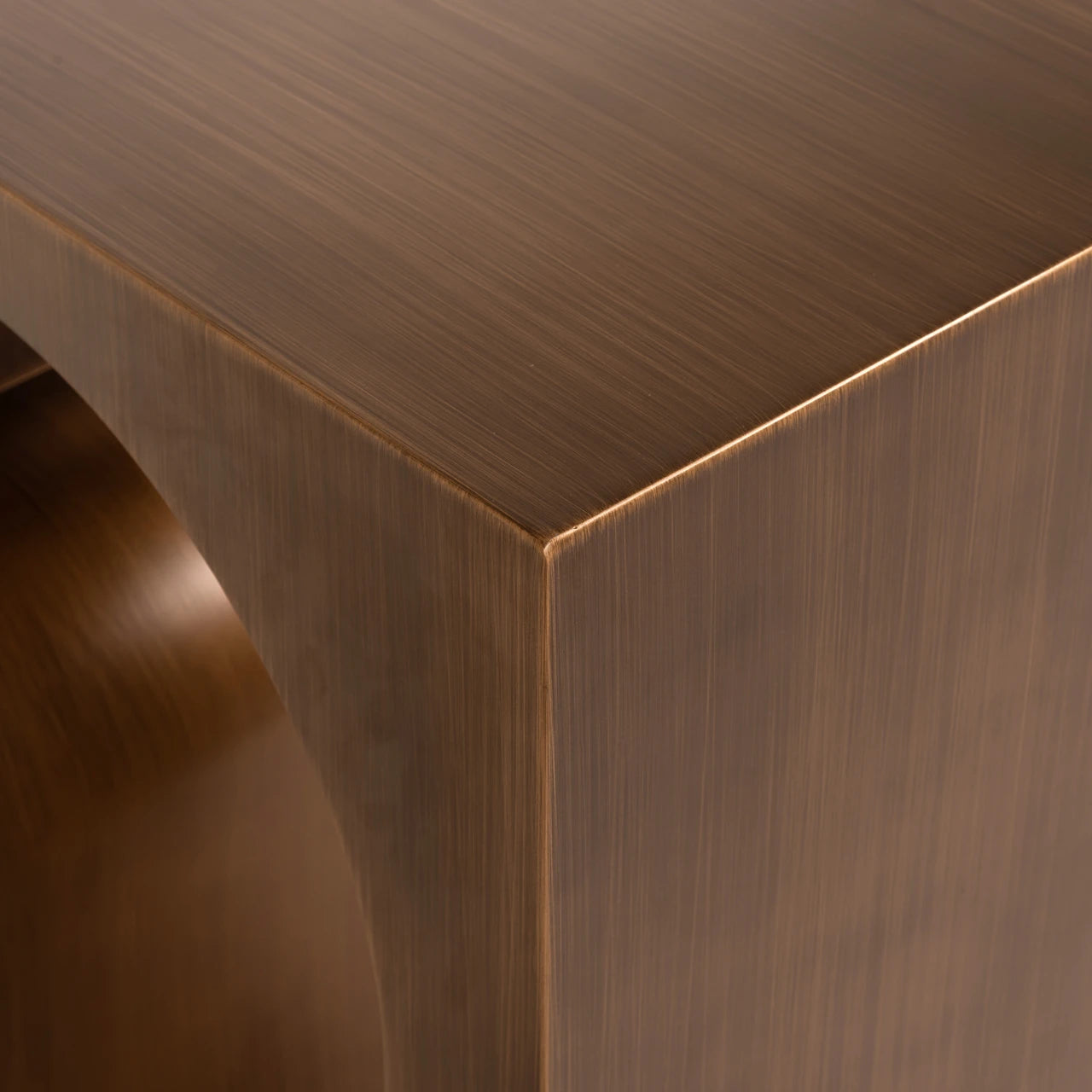 Konsoll Alexander Jones børstet gull Lugano Richmond Interiors Konsollbord