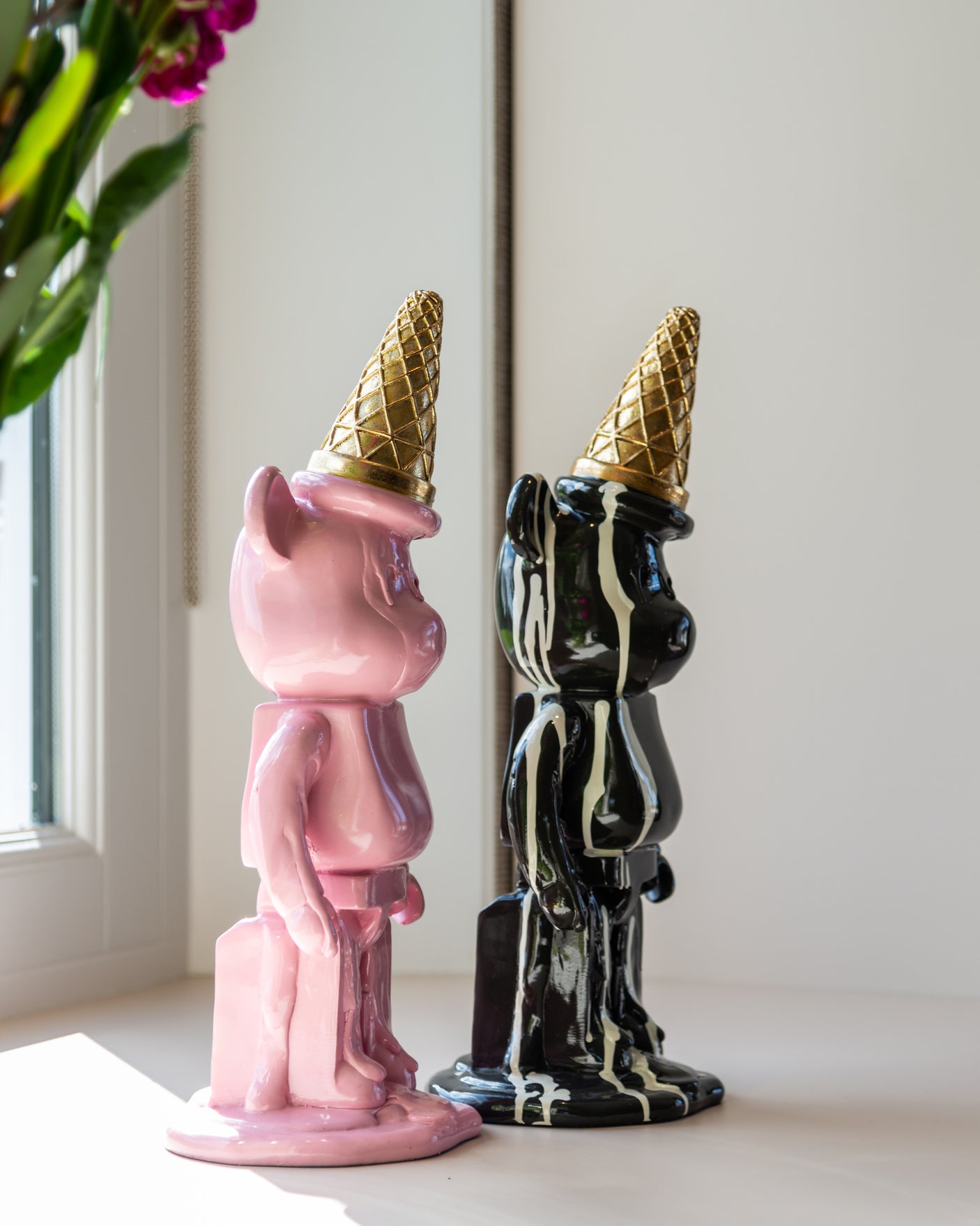 Dekorativ gjenstand Icebear svart Richmond Interiors Pynteartikler