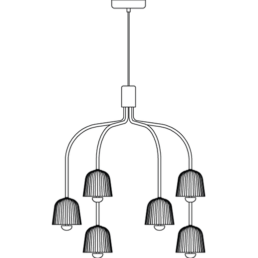 Asteea 9 Nuura Taklampe