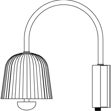 Asteea vegglampe Nuura Vegglampe