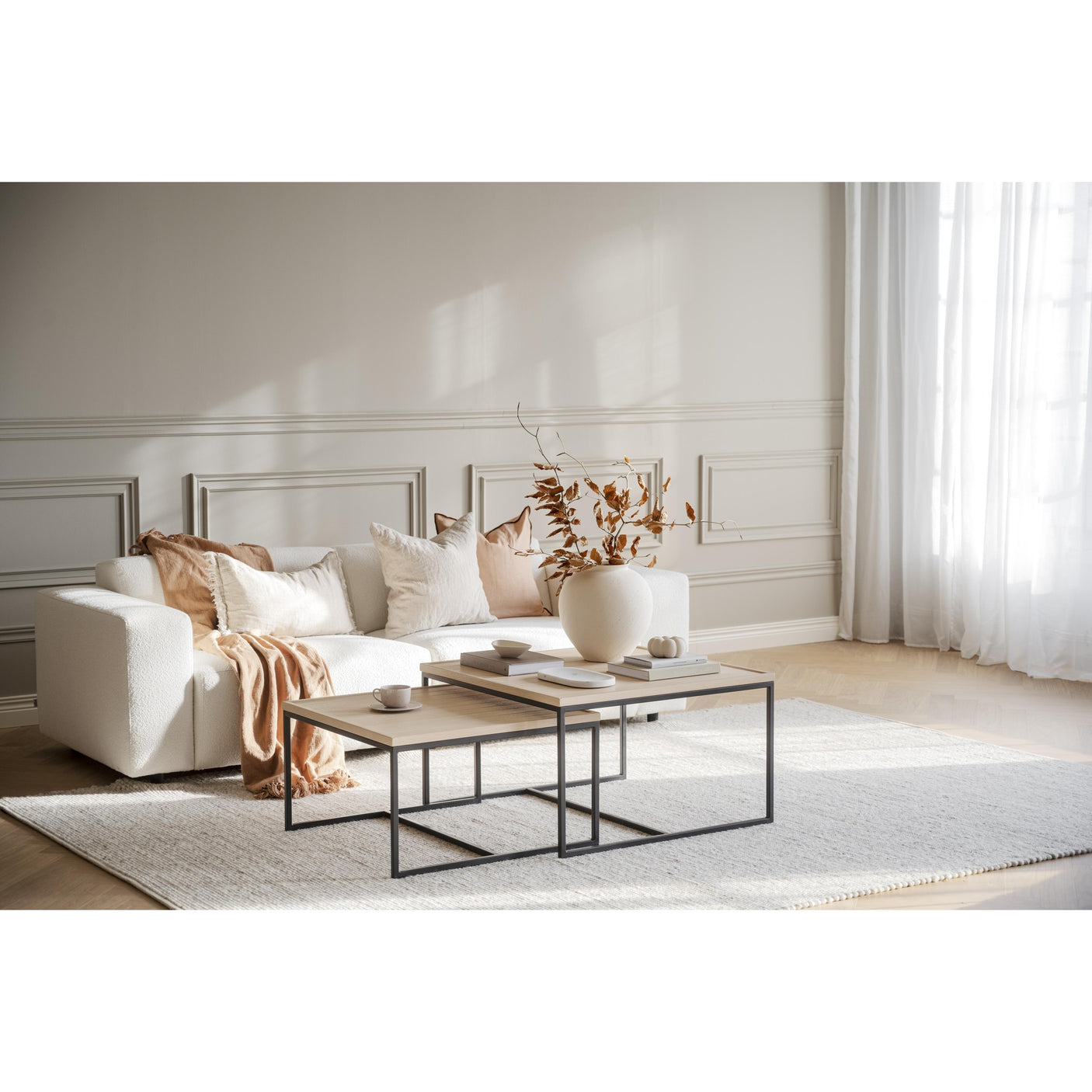 Deerfield sofabord 80x80 Rowico Sofabord