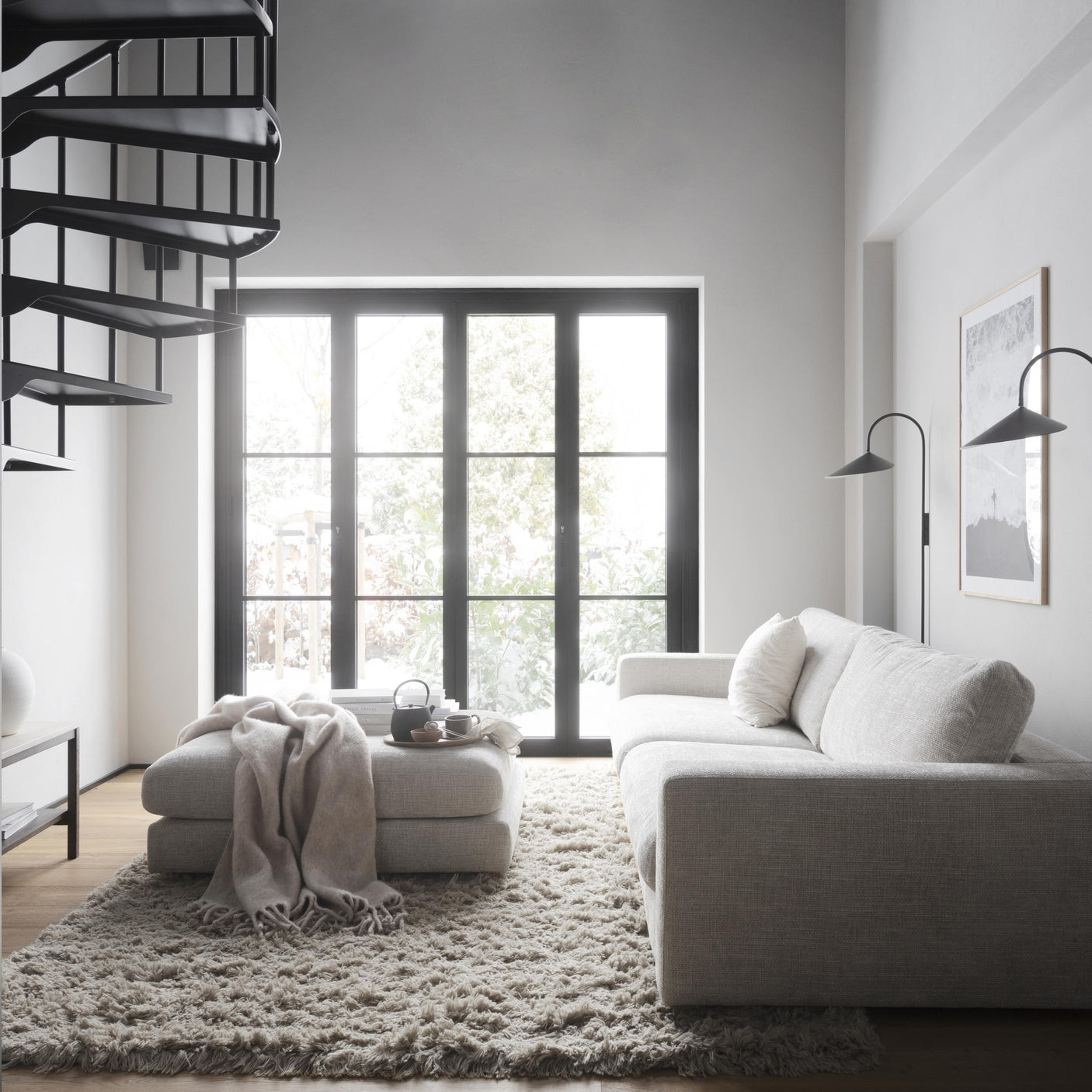 Duncan sofa 3-seter sjeselong venstre Rowico Sofa