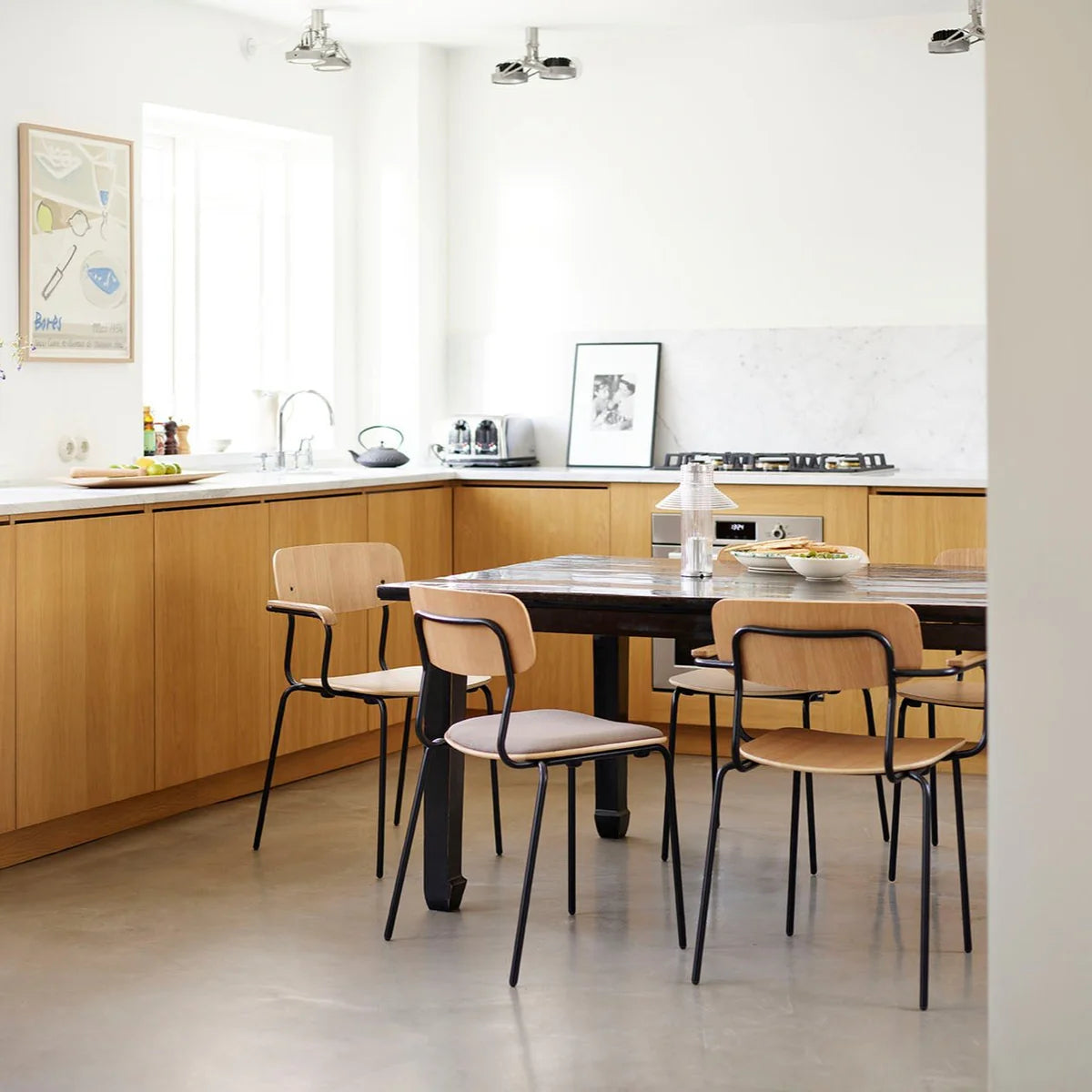 J182 - Holmen - Stable stol FDB Møbler Spisestol