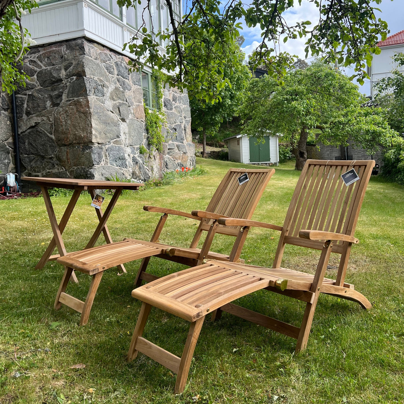 Fredrikshavn dekkstol/utestol Hartman Lenestol