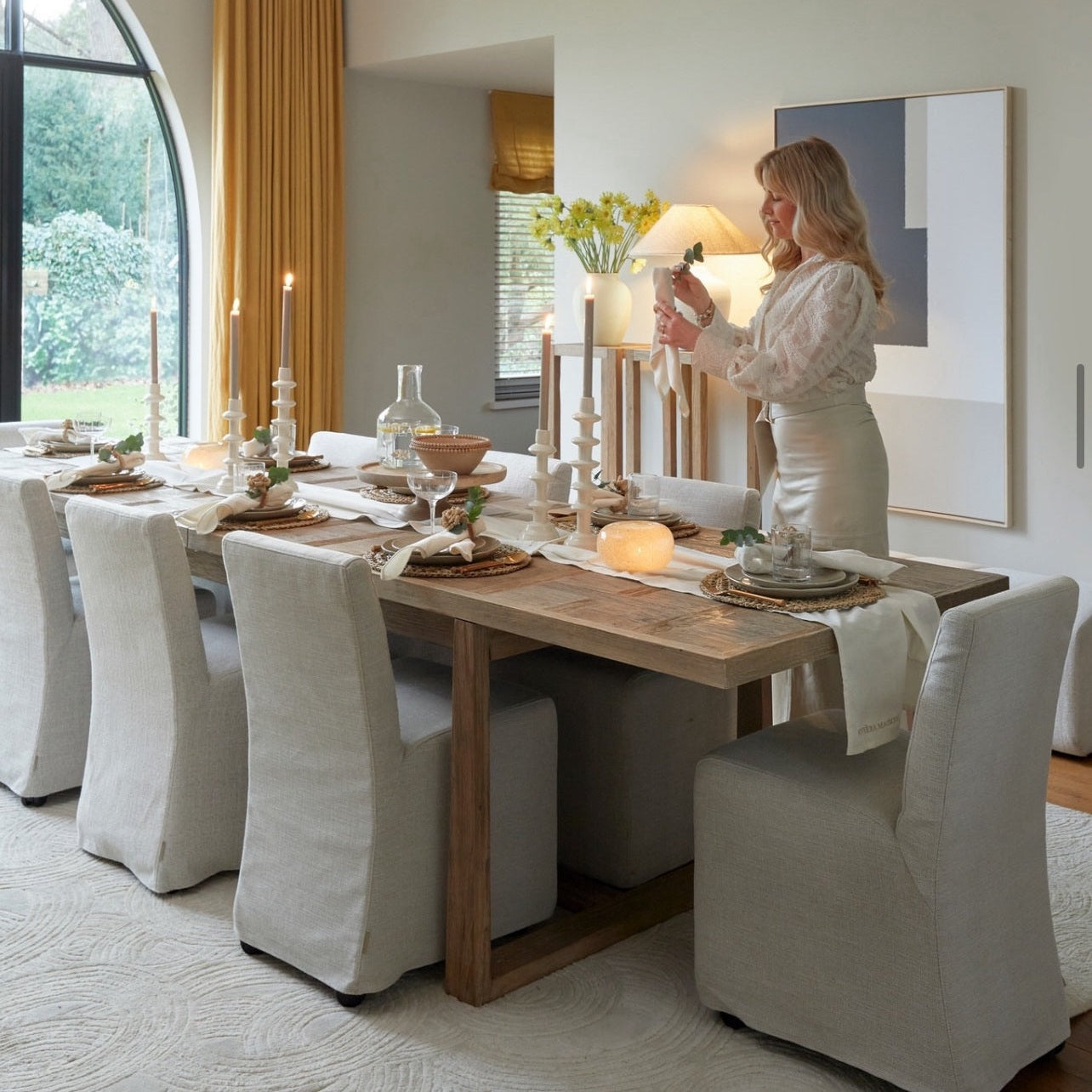 Fraser Island Dinig Table Extendable Riviera Maison Spisebord