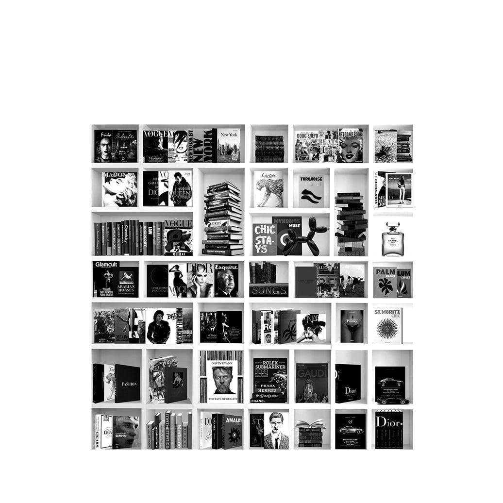 BOOK CASE FASHION WHITE Artwood Bilde