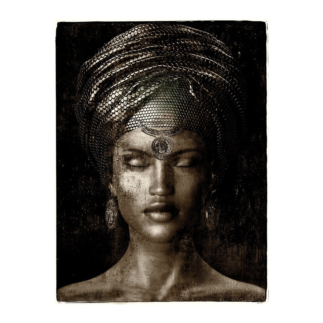 GLAMOUR GIRL SEPIA Artwood Bilde